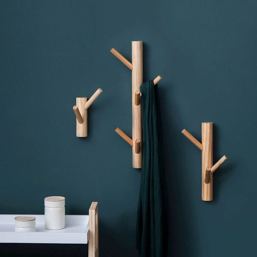 آویز لباس مخروطی فانتزی سه تیکه چوبی کانو وود