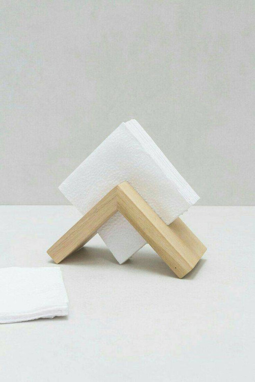 جادستمالی مینیمال رومیزی چوب روسی کانو وود | Wooden Napkin Holder